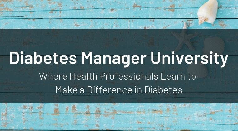 Diabetes Manager University Online Course